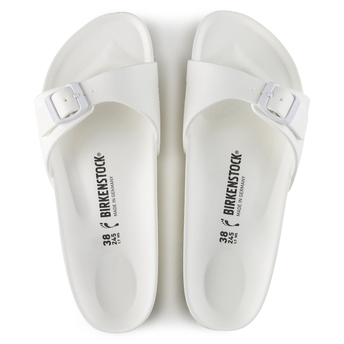 בירקנשטוק - כפכפי נוחות Birkenstock Madrid EVA לבן