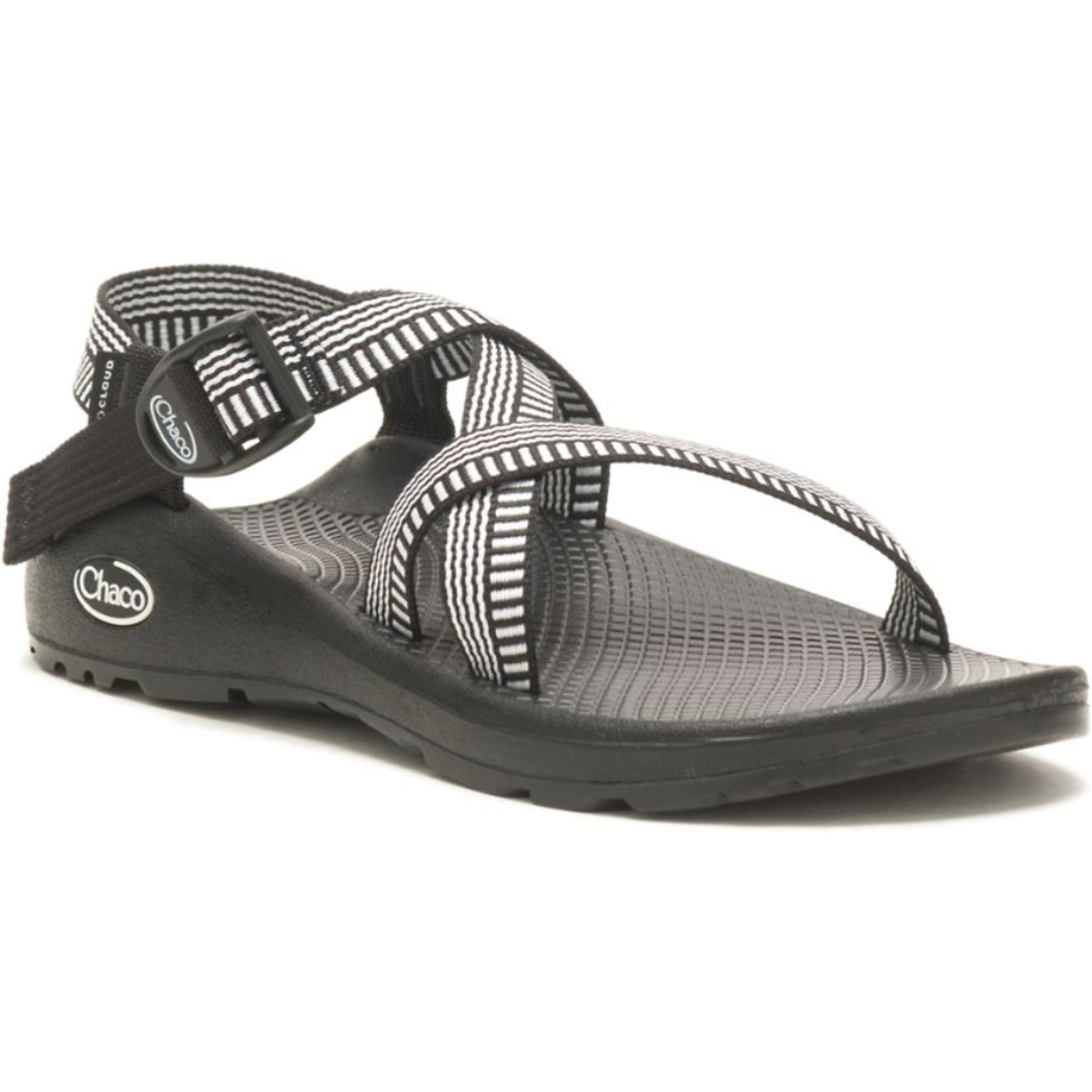 chaco  women's z/cloud צ'אקו נשים קלאווד שחור לבן פסים