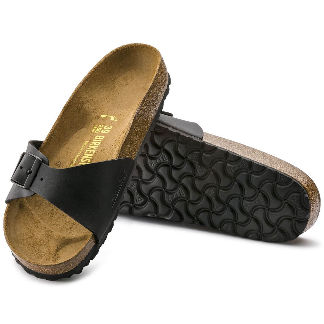 בירקנשטוק - כפכפי נשים Birkenstock Madrid צבע שחור