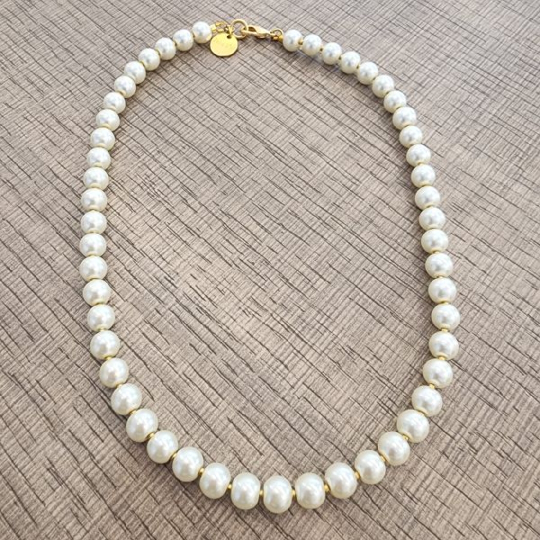 שרשרת פנינים קלאסית בעיצוב נצחי | דגם פאר