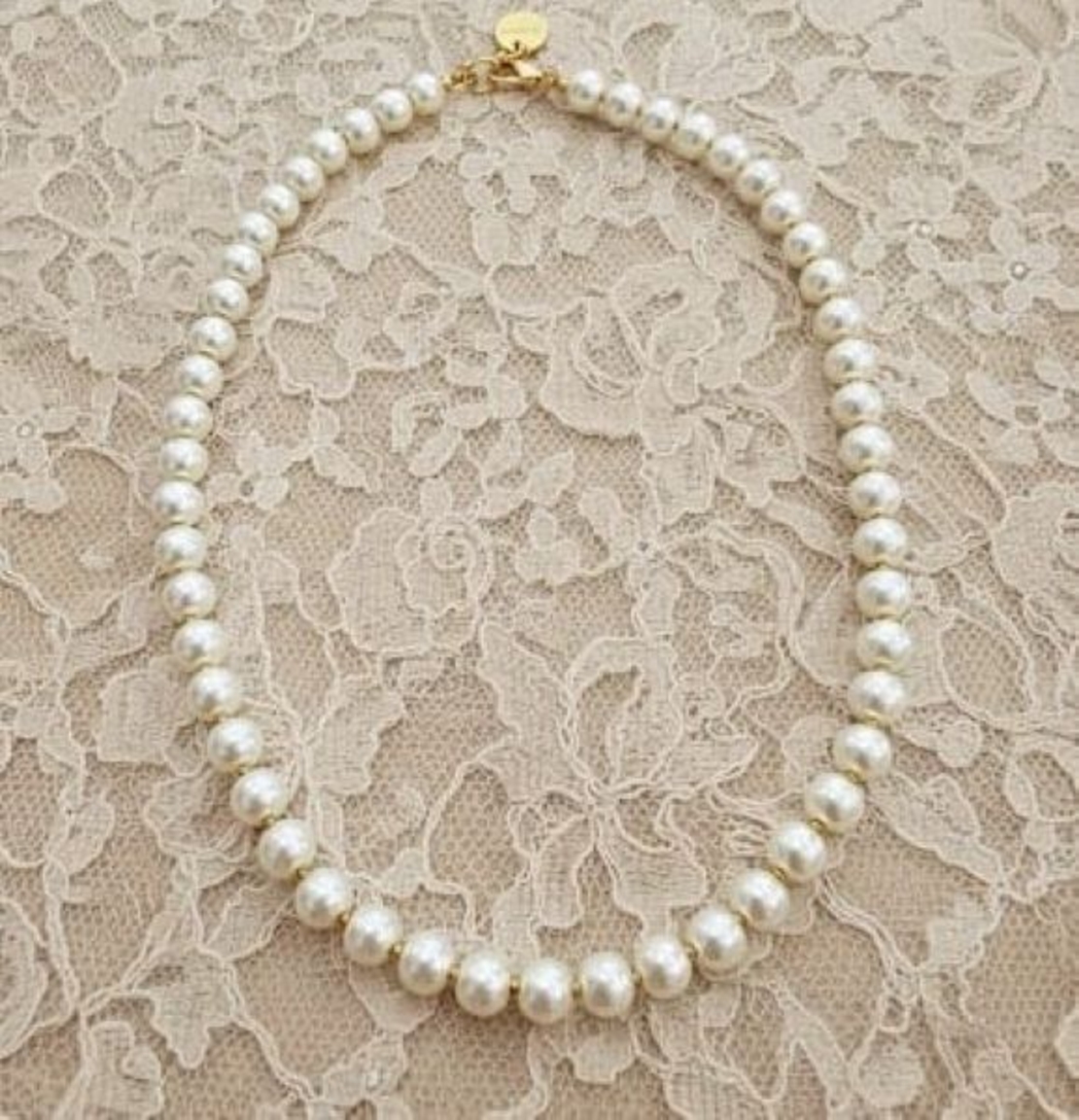 שרשרת פנינים קלאסית בעיצוב נצחי | דגם פאר