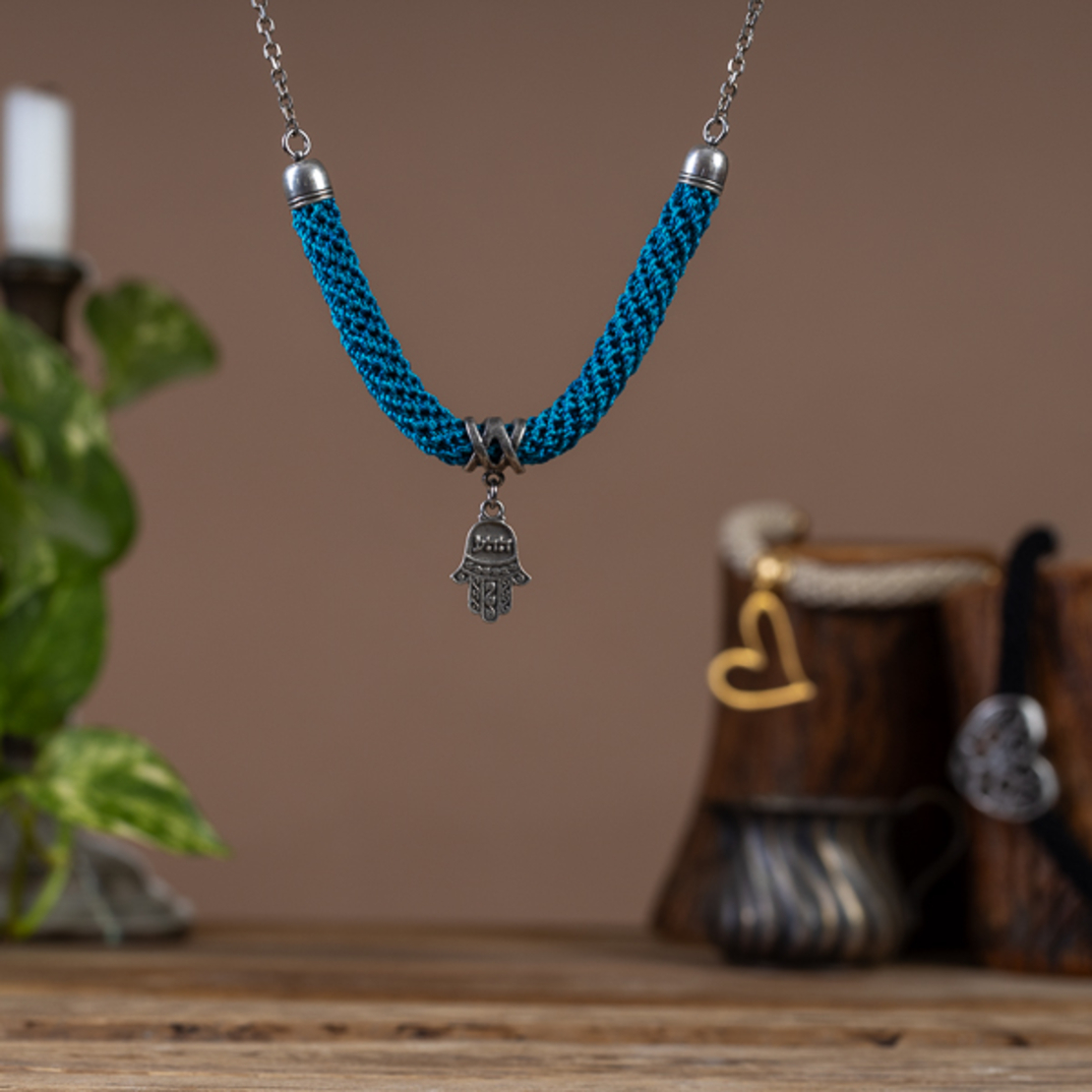 Hamsa Kabbalah necklace