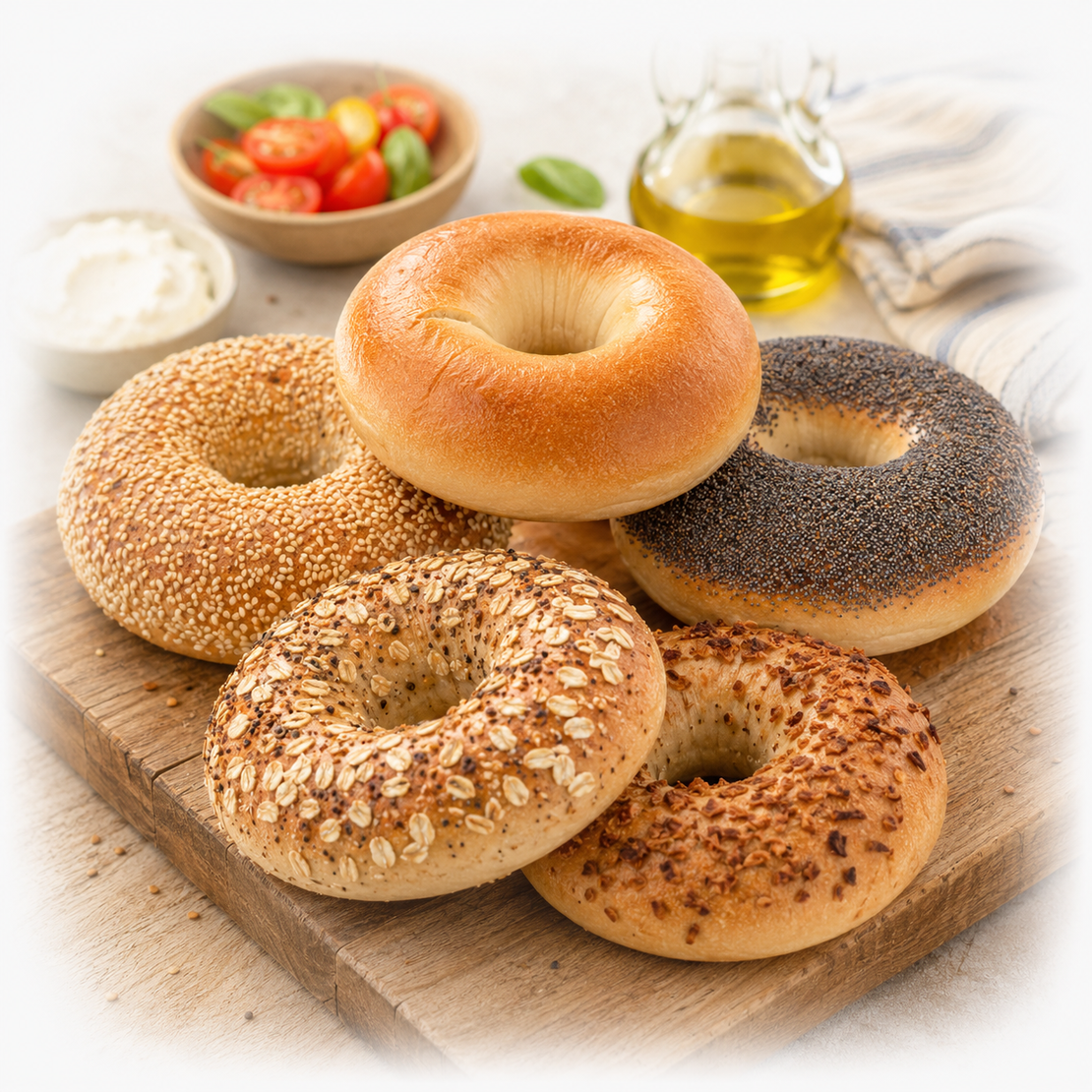 מארז 5 בייגל אמריקאי
