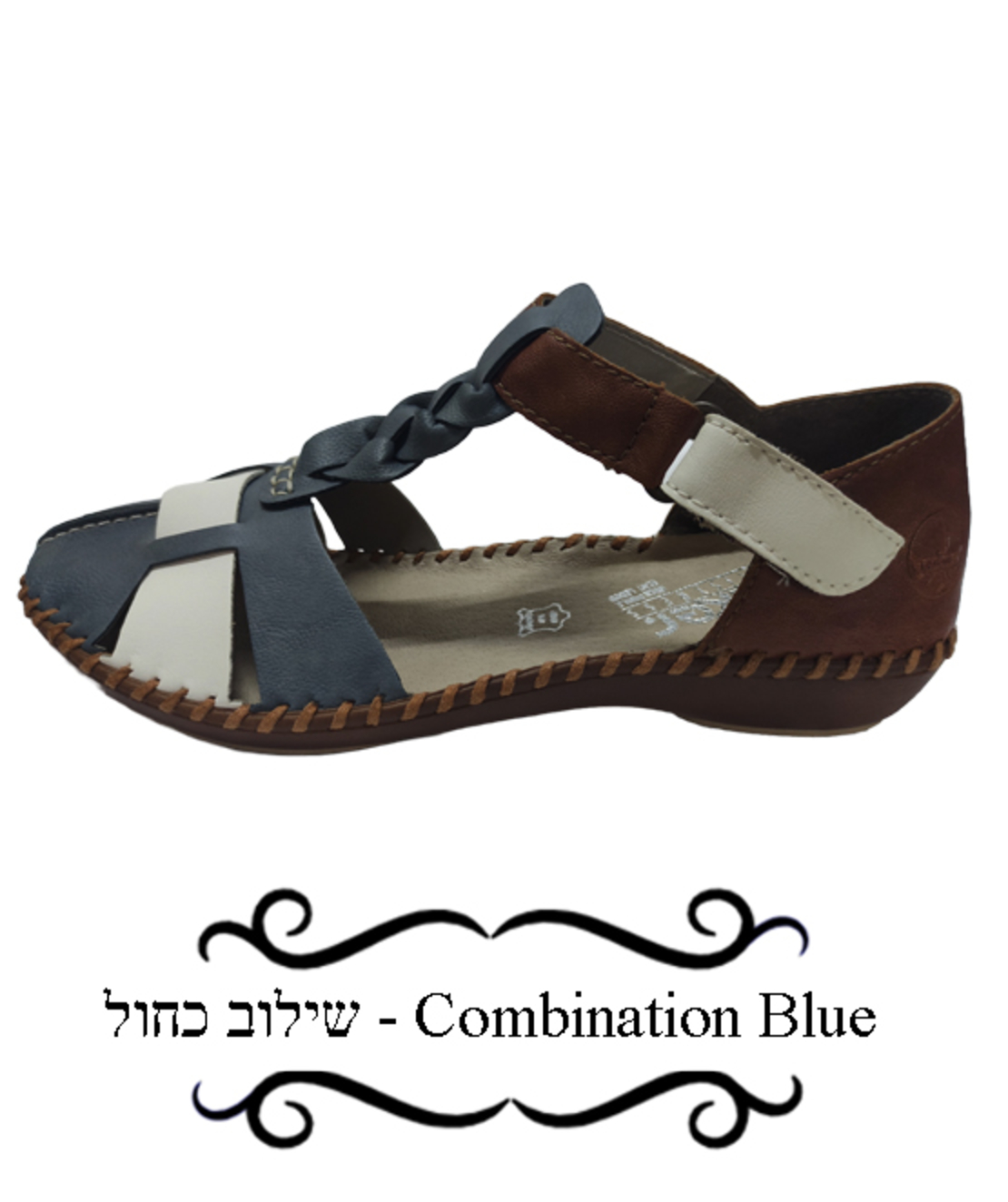 M1665-90 - סנדלי ריקר - נשים