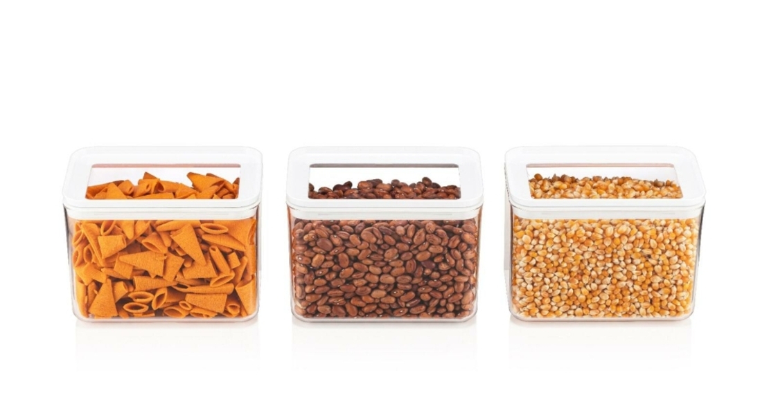 קופסאות אחסון אקרילים 1.75 ליטר