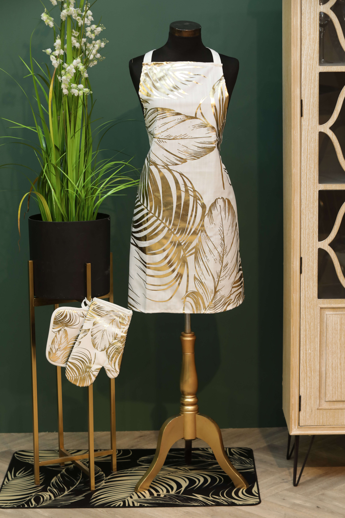 סט סינר כפפה ותחתית לסיר טוסקנה