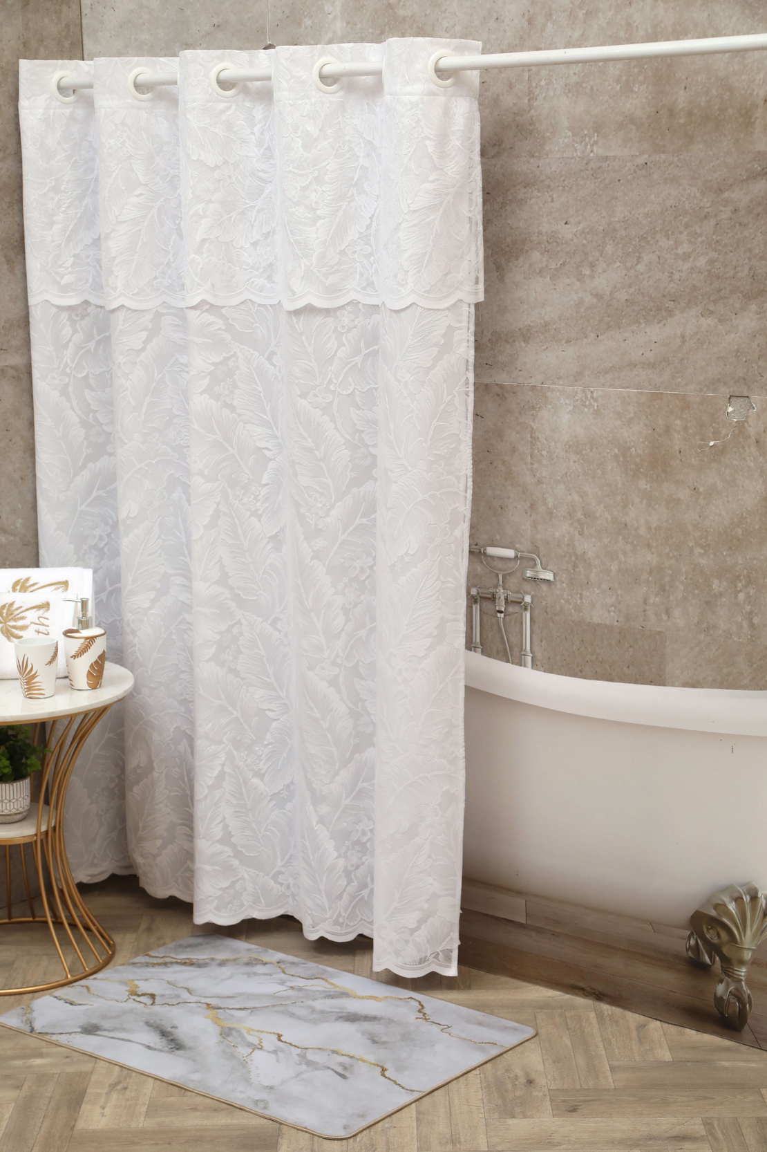 וילון אמבטיה מעוצב ברוקלין