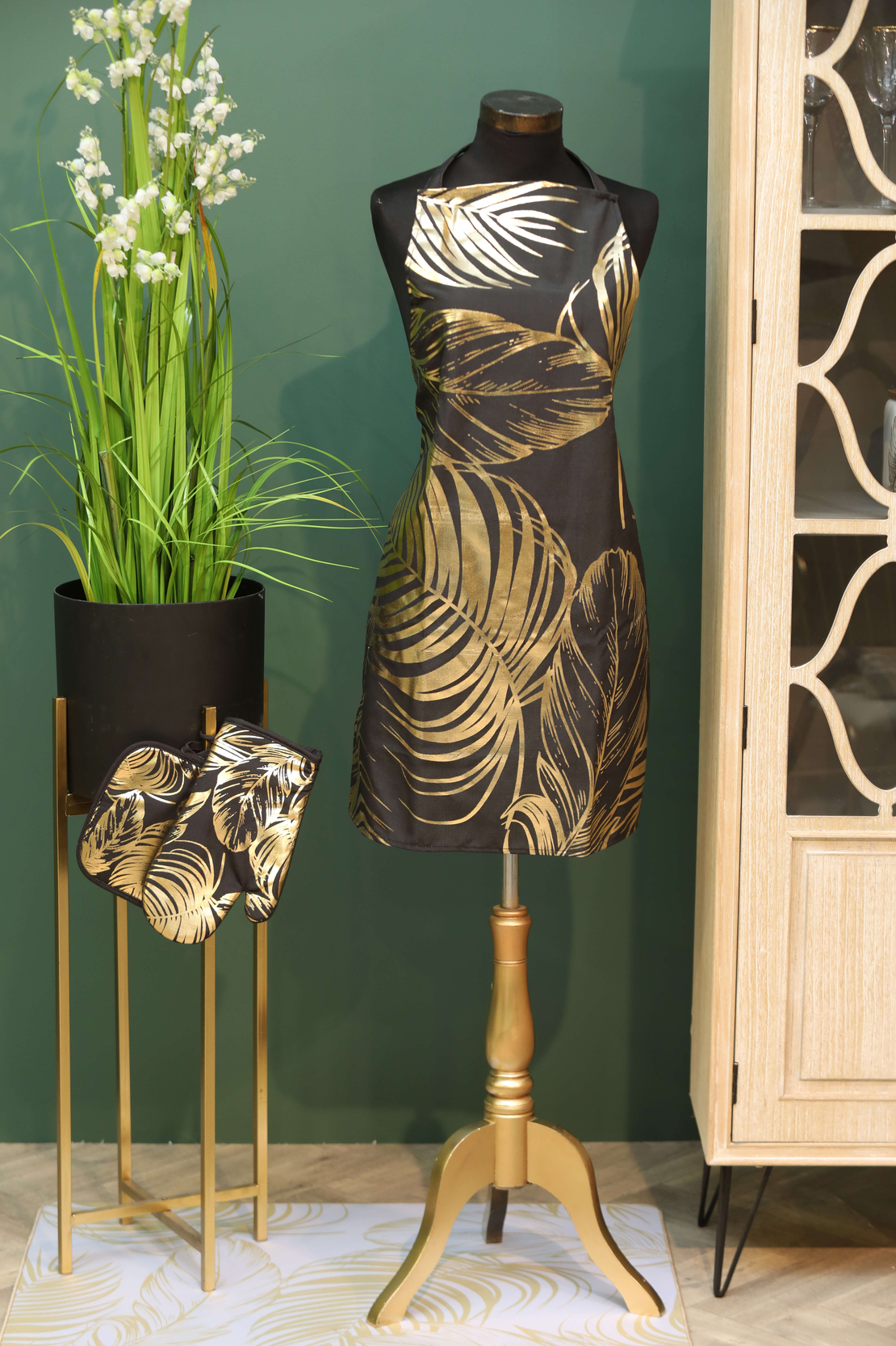 סט סינר כפפה ותחתית לסיר טוסקנה