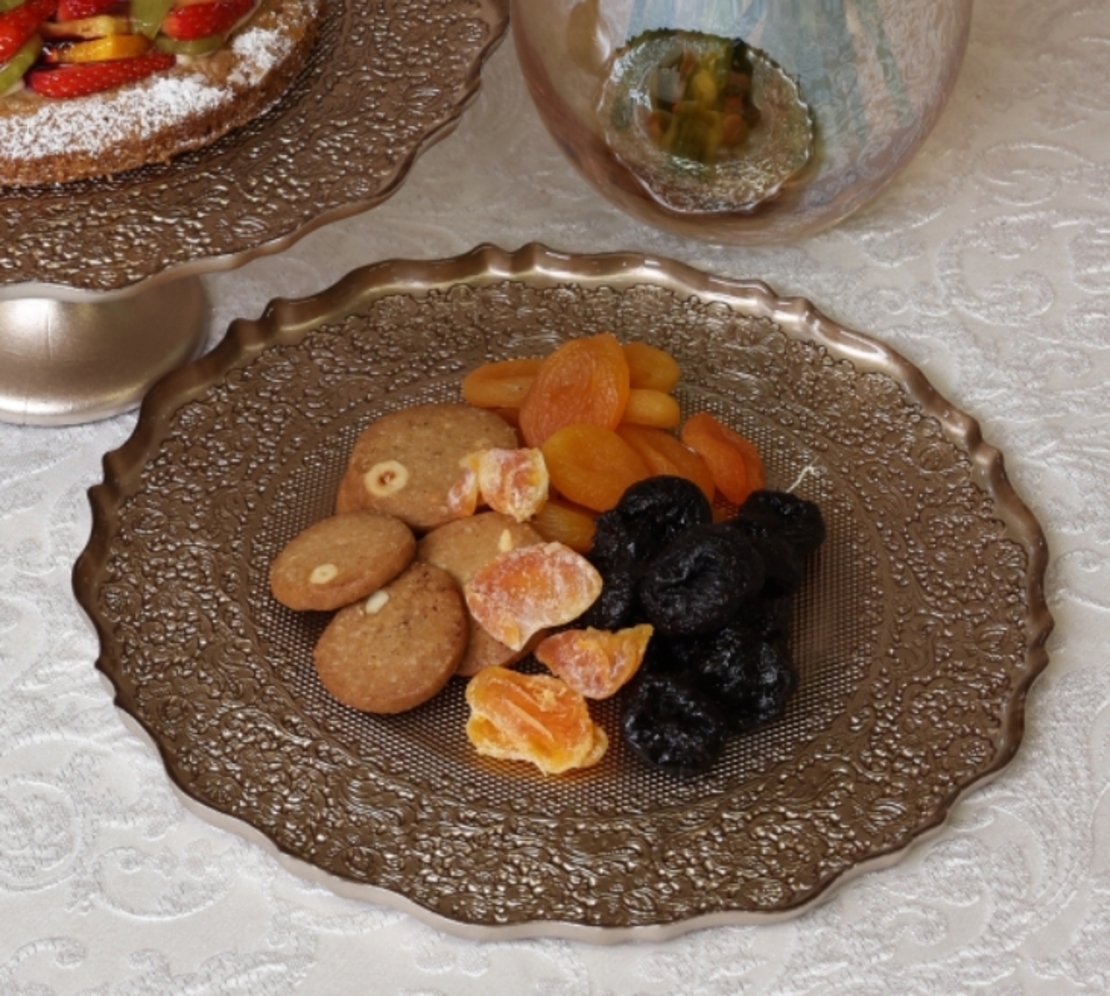 זוג מגשי אירוח מעוצב 3 צבעים