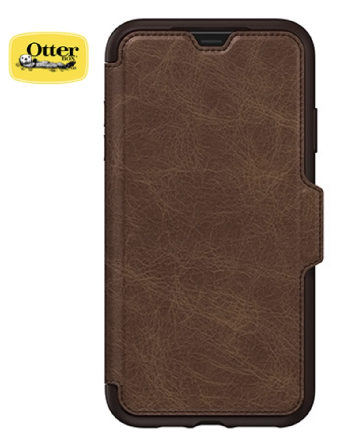 כיסוי OTTERBOX ל-IPHONE XS MAX דגם STRADA (צבע אספרסו)