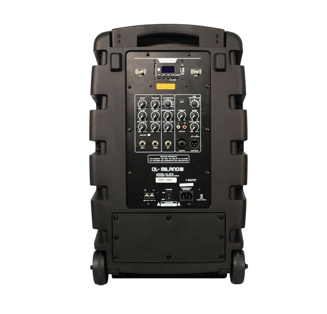 מערכת הגברה ניידת 1000W כולל כיוון טונציה QL-MILANO QL-1010