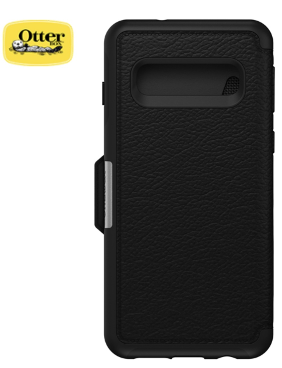 כיסוי OTTERBOX ל-GALAXY S10 PLUS דגם STRADA צבע שחור