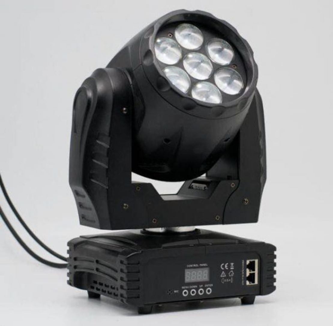 פנס מובינג לד זום SHADOW 7x15W RGBW