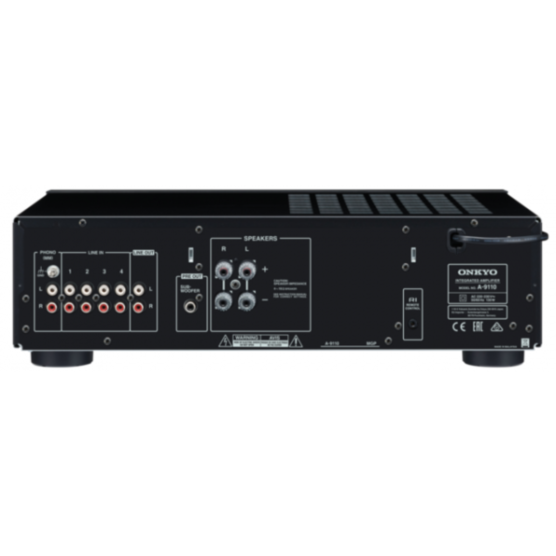 מגבר סטריאו משולב מבית ONKYO A-9110 מאיץ צלילים נמוכים, טכנולוגיית הגברה לטווח רחב