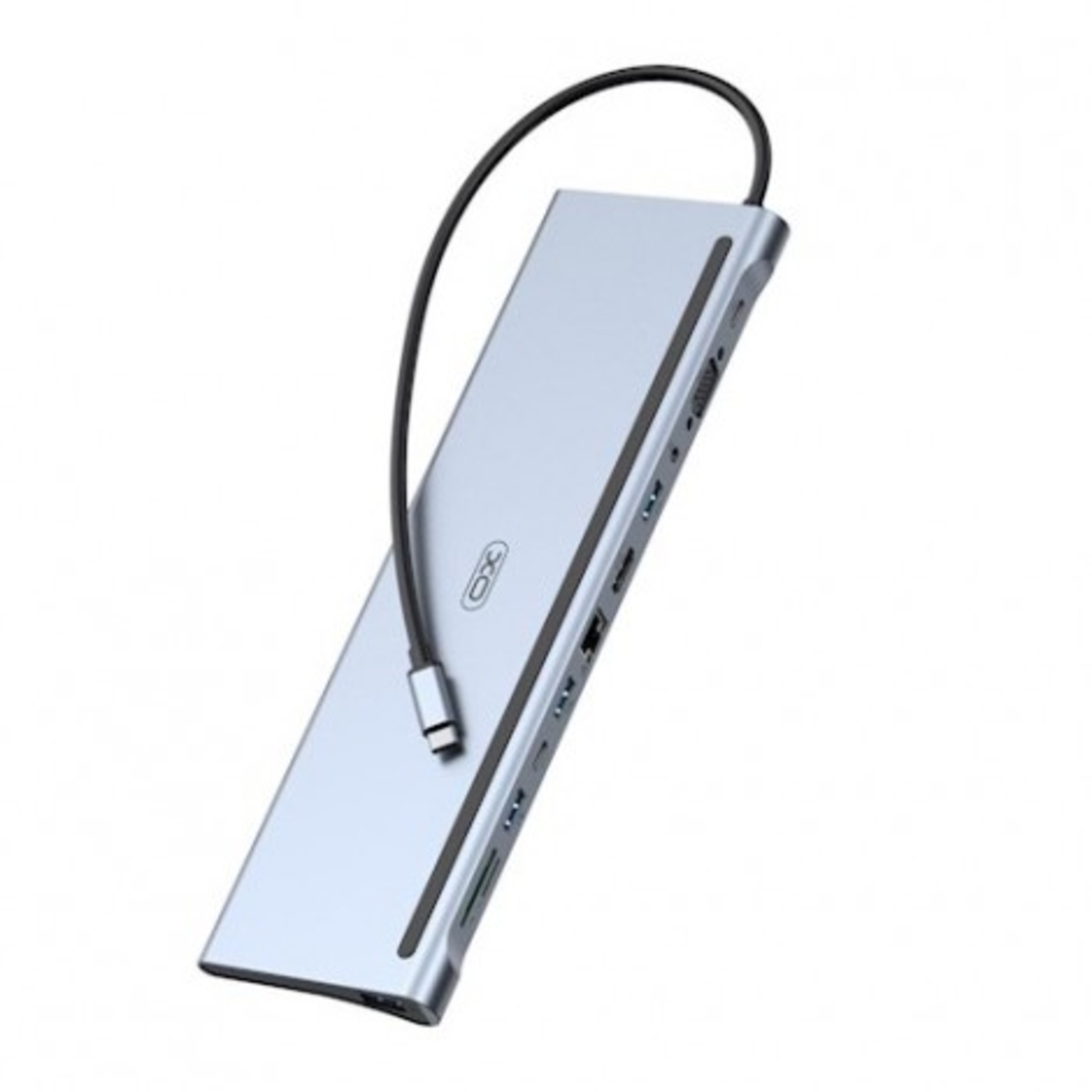 HUB010 מתאם 12 סוגי חיבורים עם חיבור TYPE-C