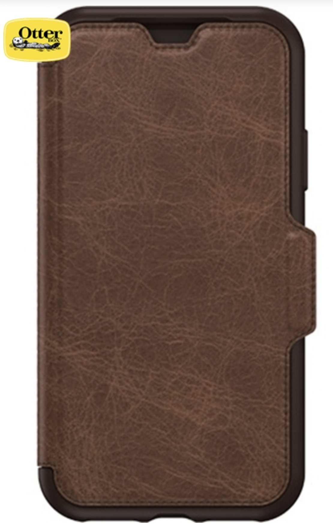 כיסוי ספר עור OTTERBOX STRADA חום ל IPHONE X