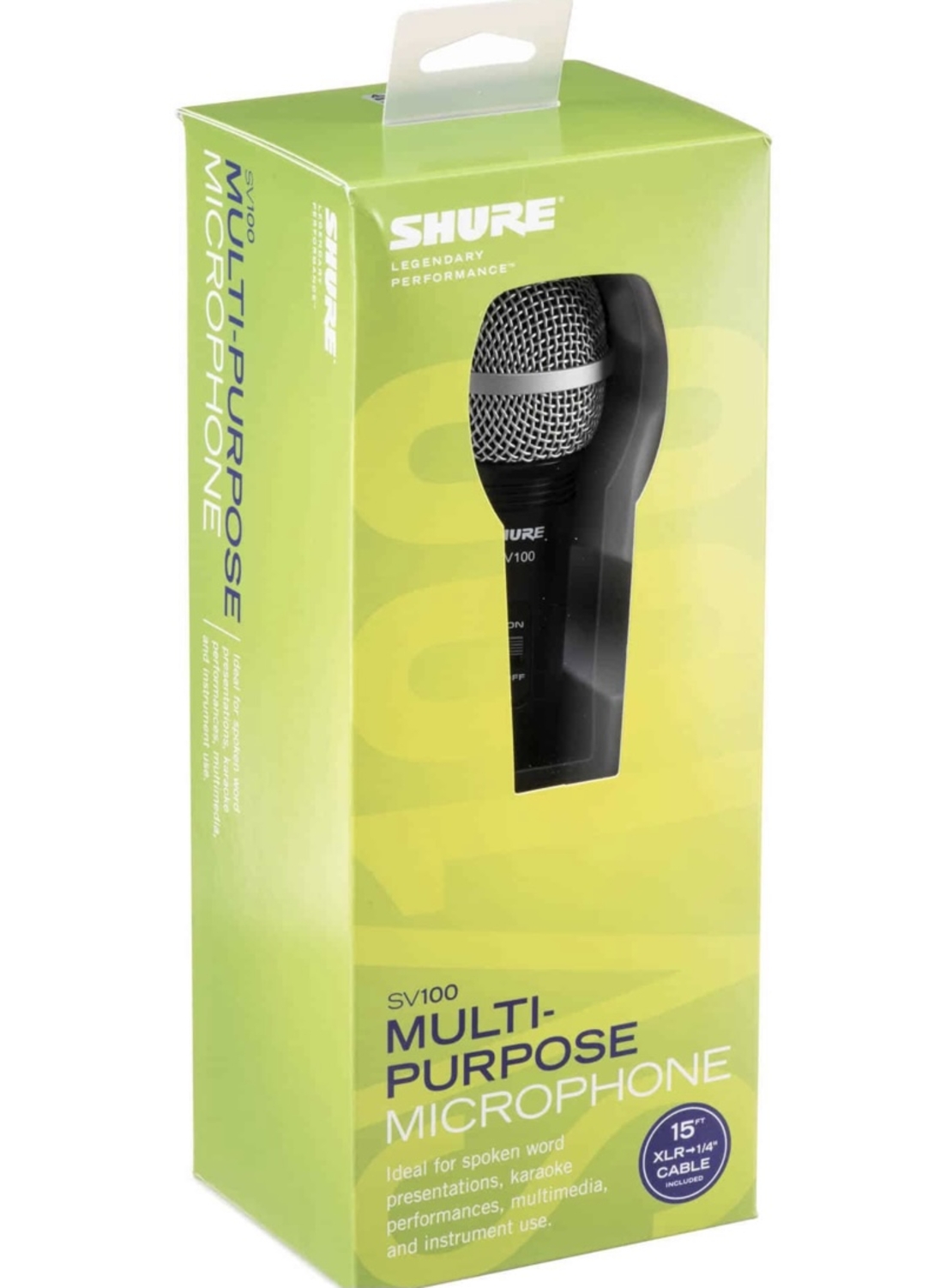 מיקרופון דינמי שור SHURE SV100-W