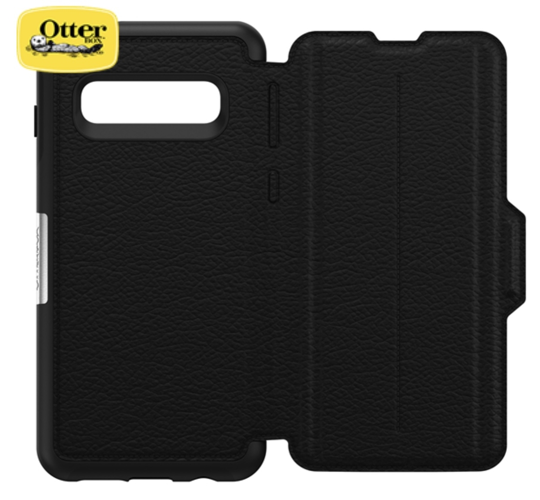 כיסוי OTTERBOX ל-GALAXY S10 PLUS דגם STRADA צבע שחור