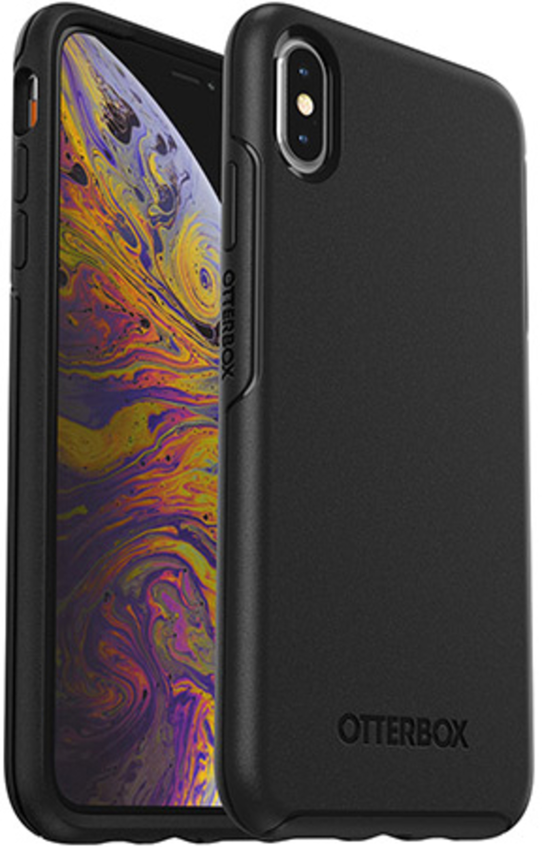 כיסוי לאייפוןOtterBox symmetry XS MAX שחור