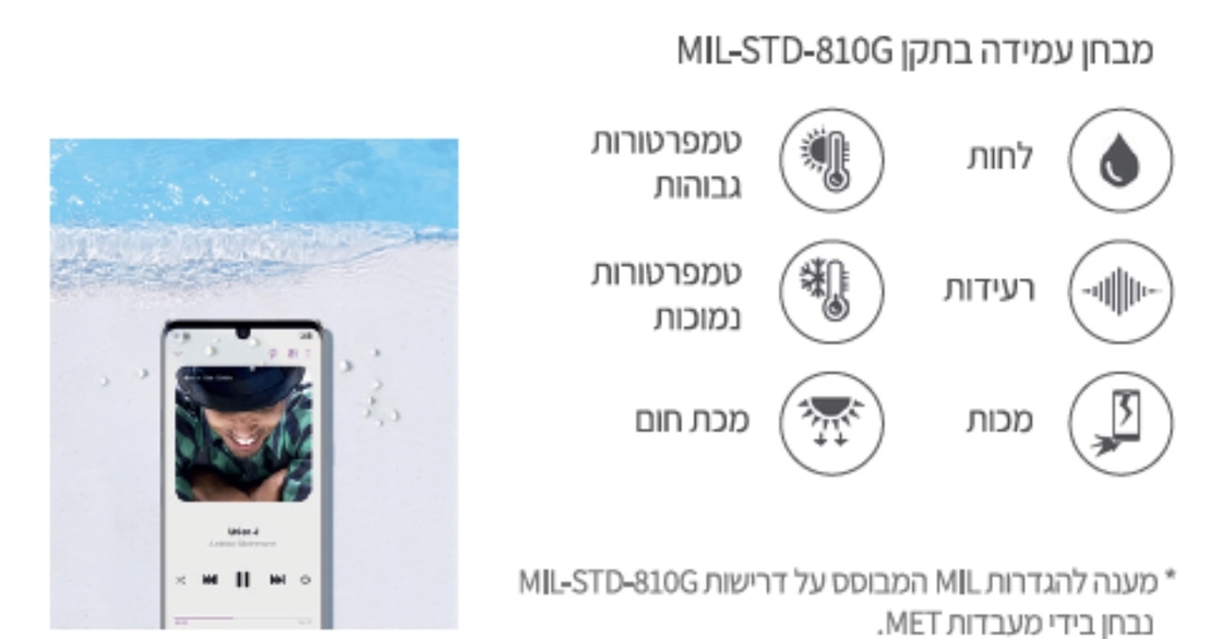 סמארטפון LG Velvet 128GB 6GB Ram - אחריות למשך שנתיים ע