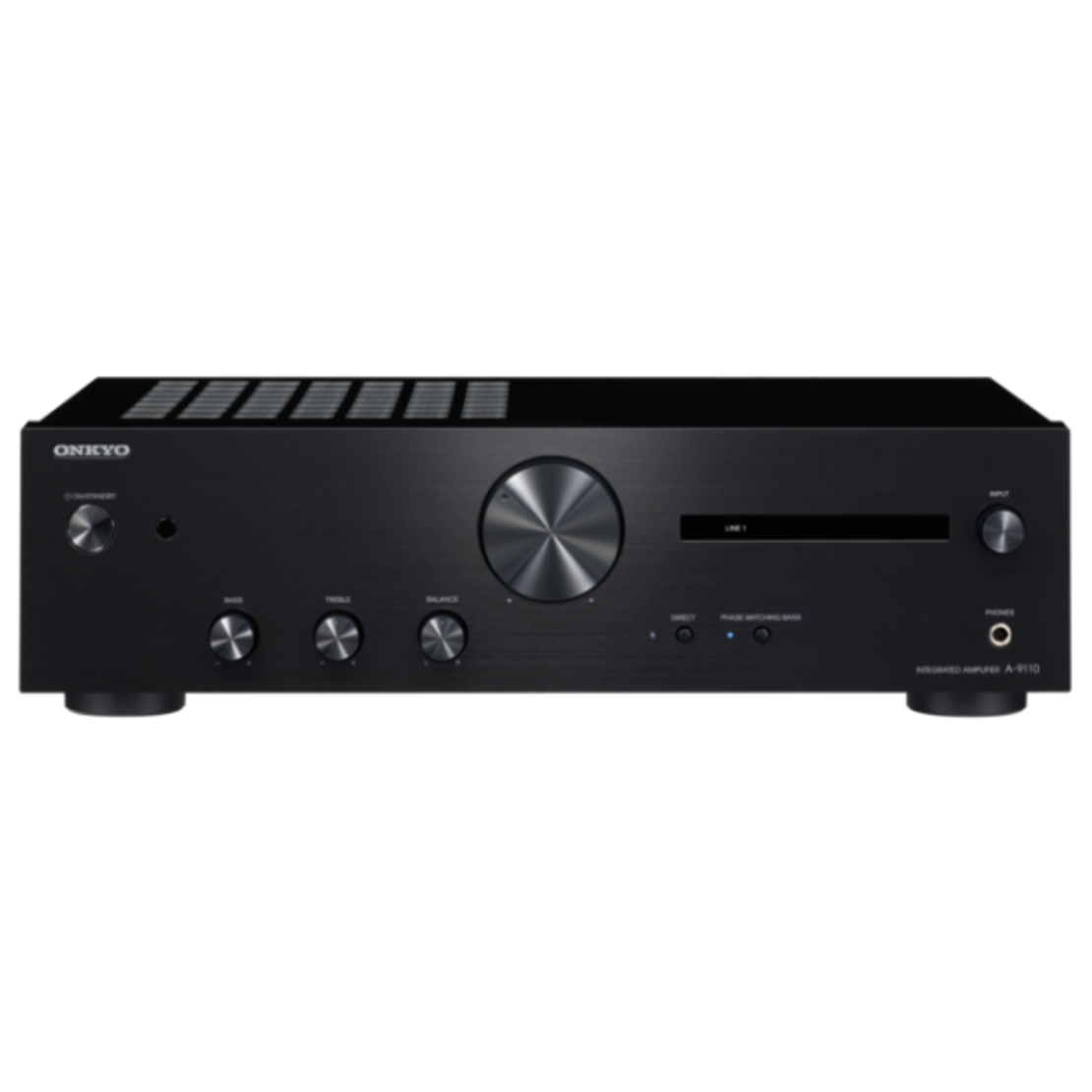 מגבר סטריאו משולב מבית ONKYO A-9110 מאיץ צלילים נמוכים, טכנולוגיית הגברה לטווח רחב