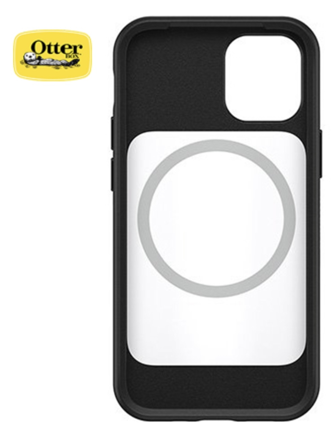 כיסוי OTTER ל IPHONE 12 MINI דגם SYMMETRY MAGSAFE שחור