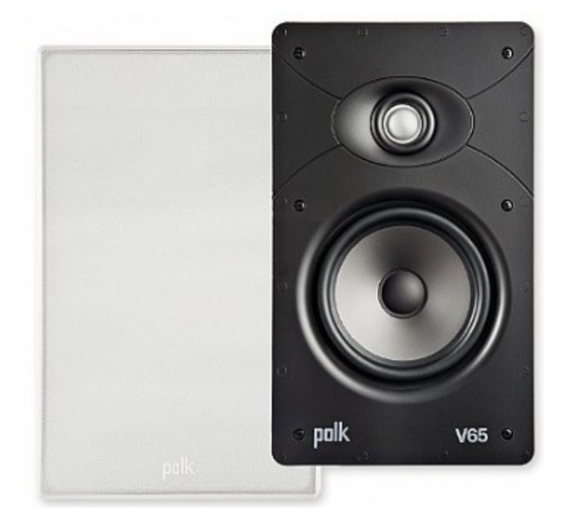 זוג רמקולים שקועים מלבניים דגם V65 תוצרת POLK AUDIO