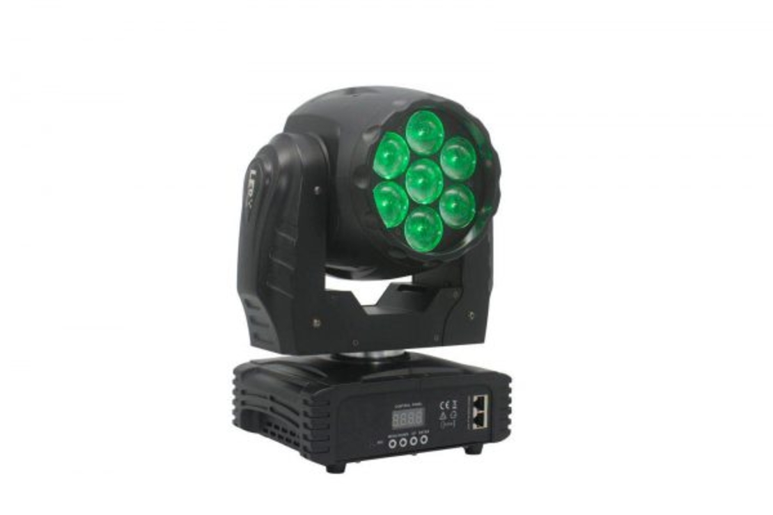 פנס מובינג לד זום SHADOW 7x15W RGBW