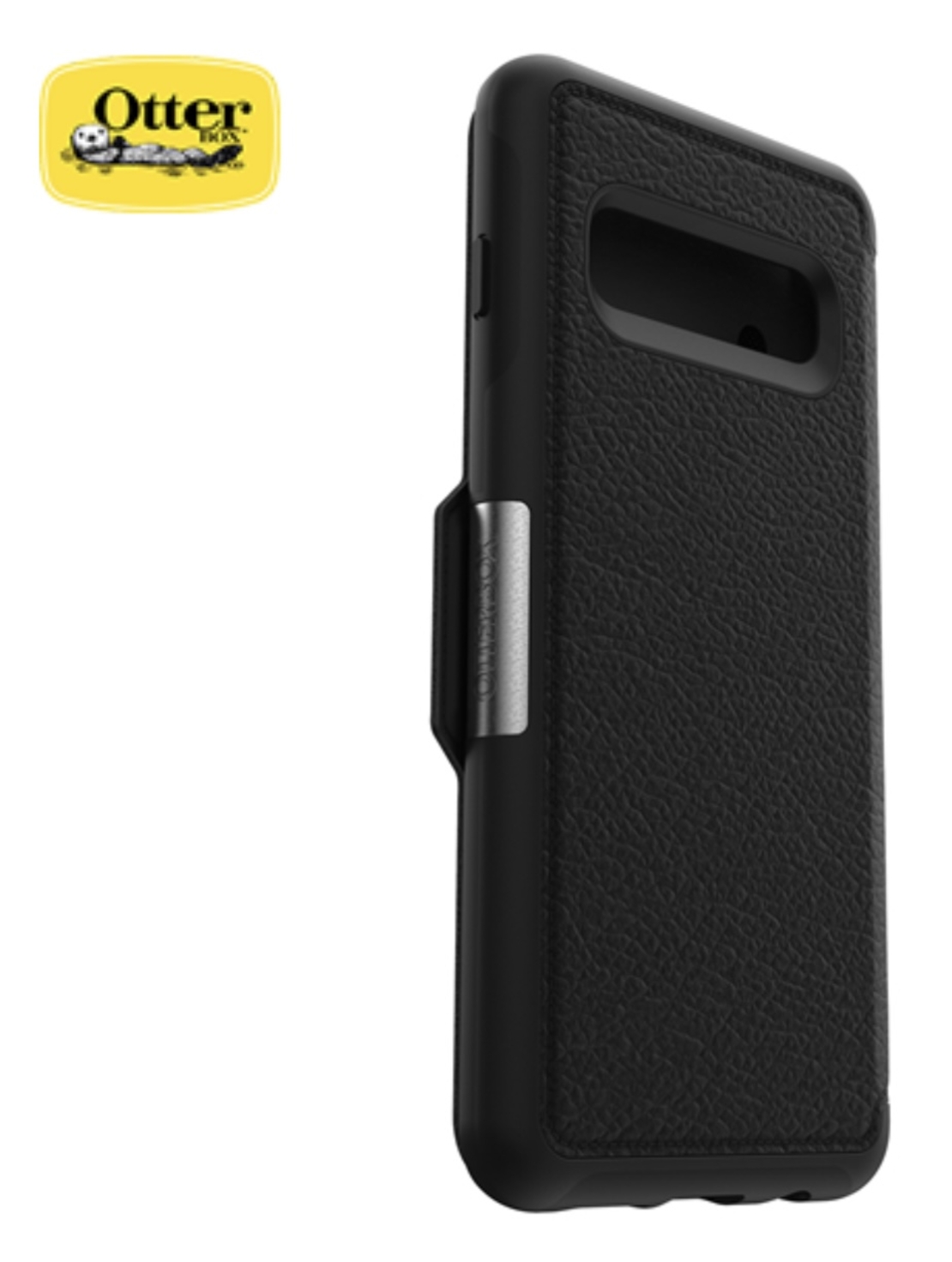 כיסוי OTTERBOX ל-GALAXY S10 PLUS דגם STRADA צבע שחור