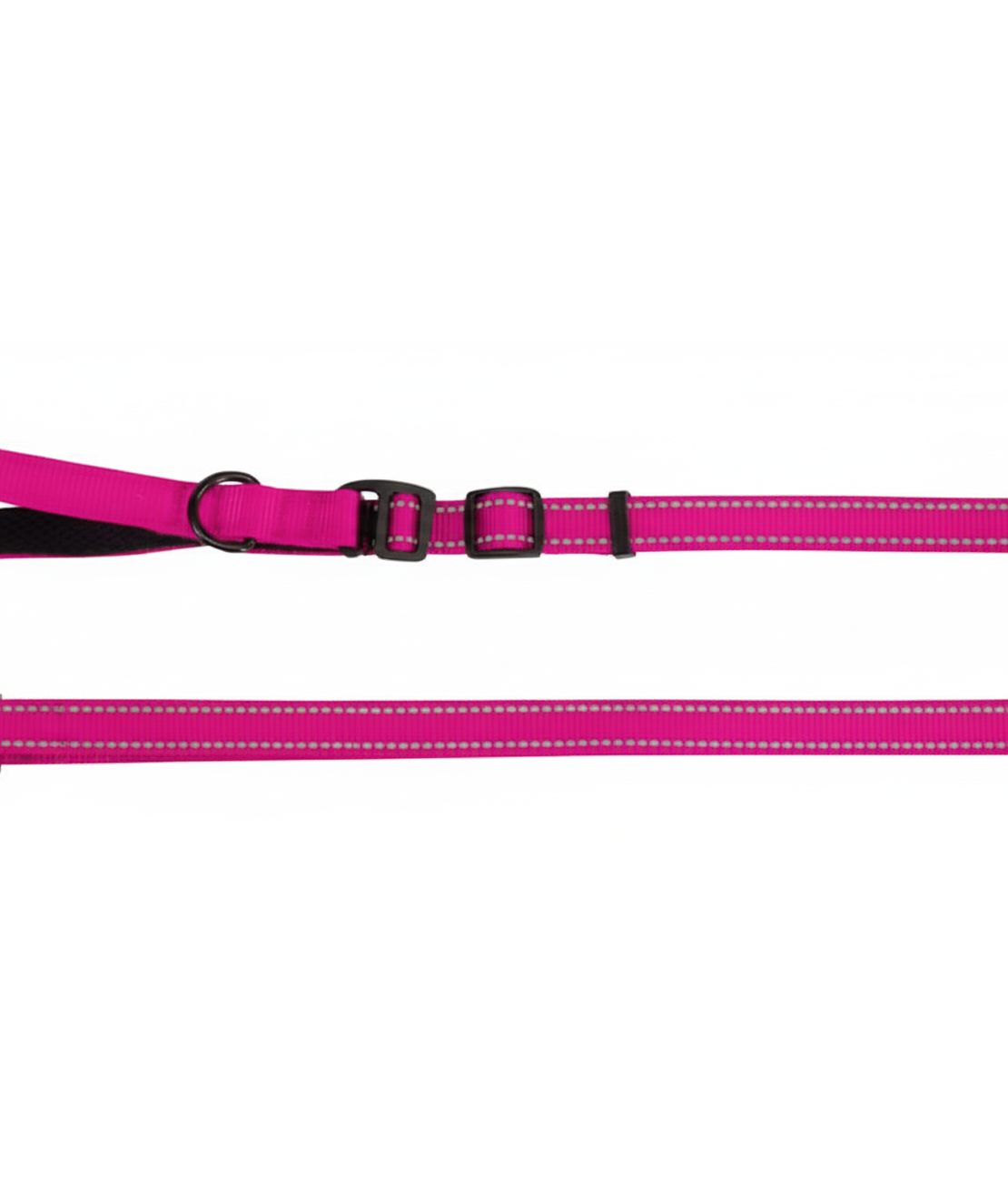 רצועה לכלב מתכווננת בצבע פוקסיה- קמון