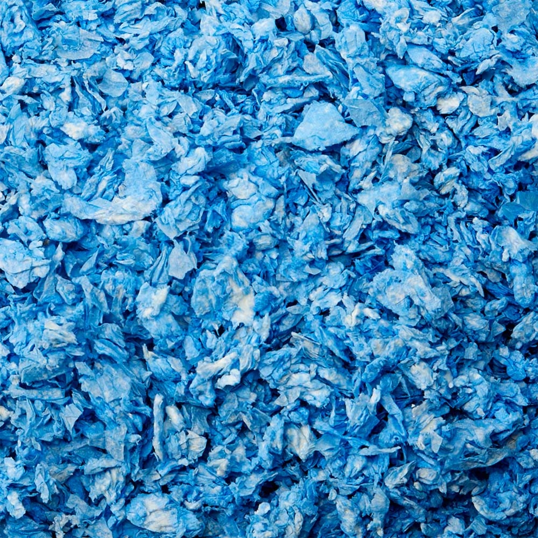 מצע נייר טבעי למכרסמים כחול- 49 ליטר - חברת קייטי