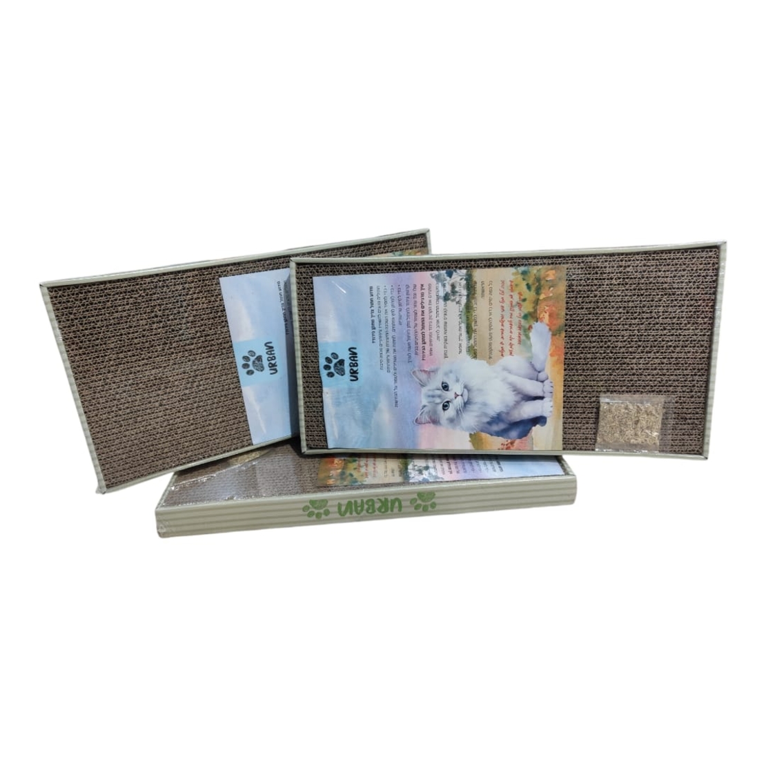 קרטון גירוד לחתול עם קטניפ - אורבן
