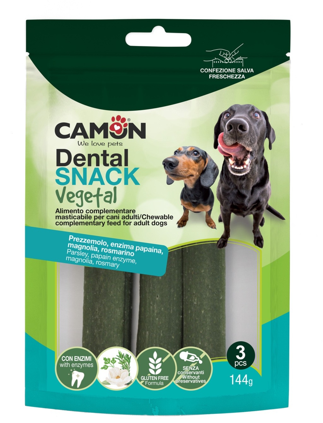 חטיף אנזימטי לניקוי שיניים - קמון