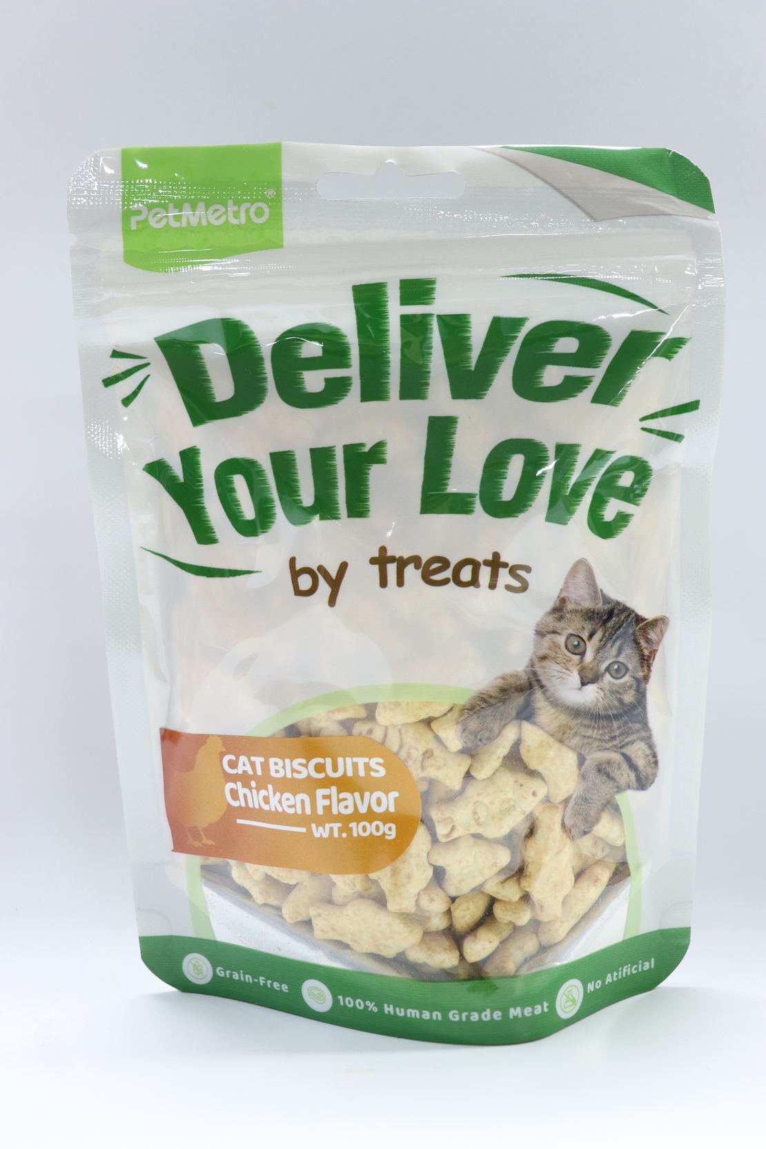 ביסקוויט לחתול בטעם עוף