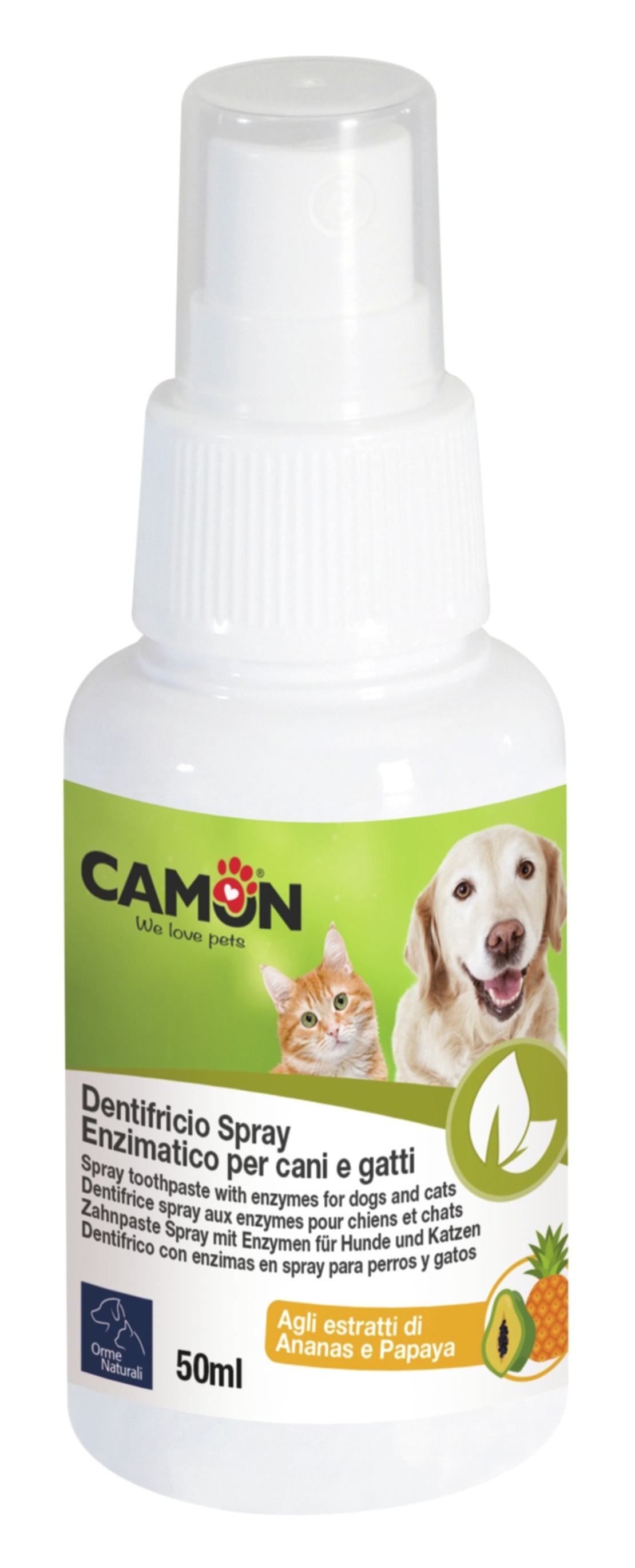 תרסיס אנזימטי מסיר פלאק Camon – איכות איטלקית לטיפול שיניים ללא צחצוח