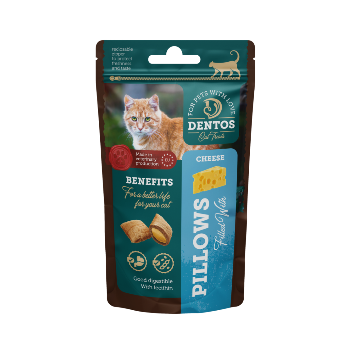 דנטוס כריות גבינה לחתולים