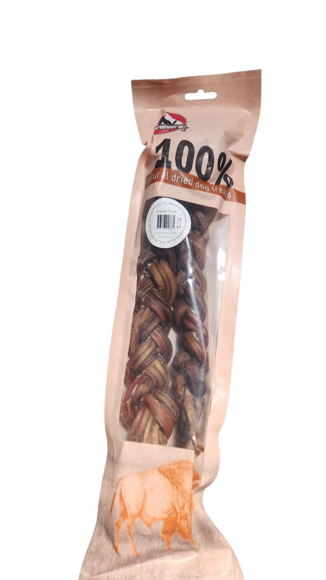 זוג בולי סטיק צמה 30 סמ' - קרניבור