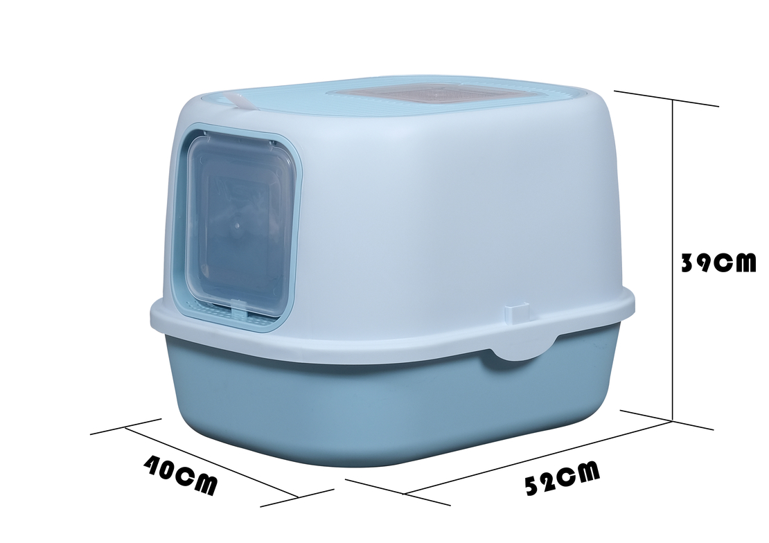 שירותים סגורים עם פתח עליון ופתח קדמי