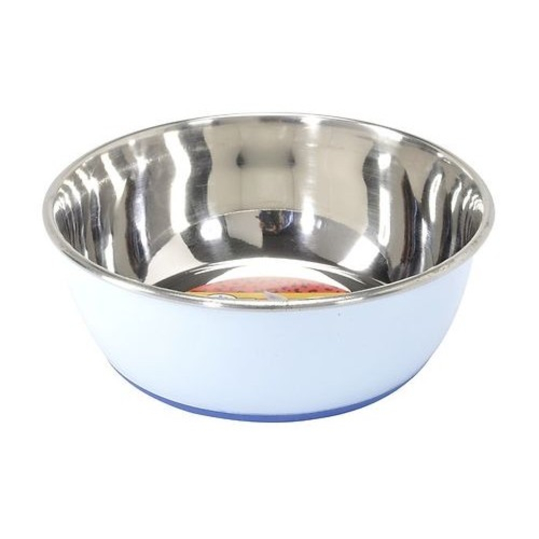 קערת נירוסטה צבעונית עם גומי מונע החלקה - מגוון מידות