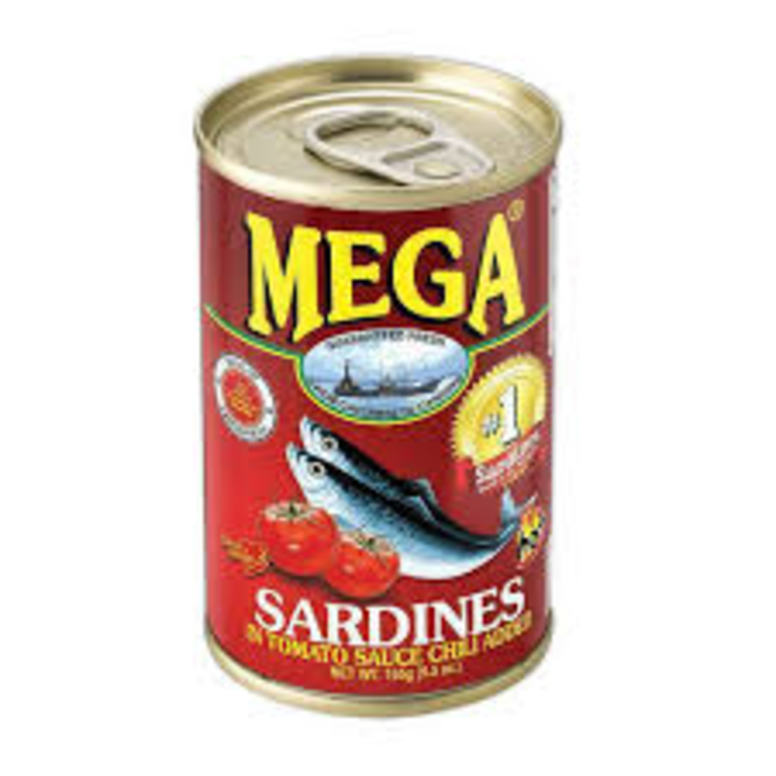 Mega Sardines in Tomato Sauce Chilli Added 155grms