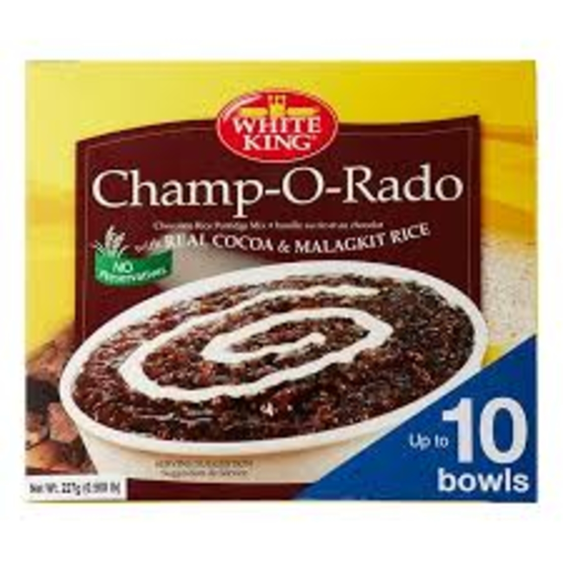 White King Cham-O-Rado with real Cocoa & Malagkit Rice 227grms