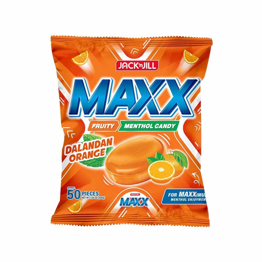 Maxx Menthol Candy Dalandan Orange Flavor (50pcs.)