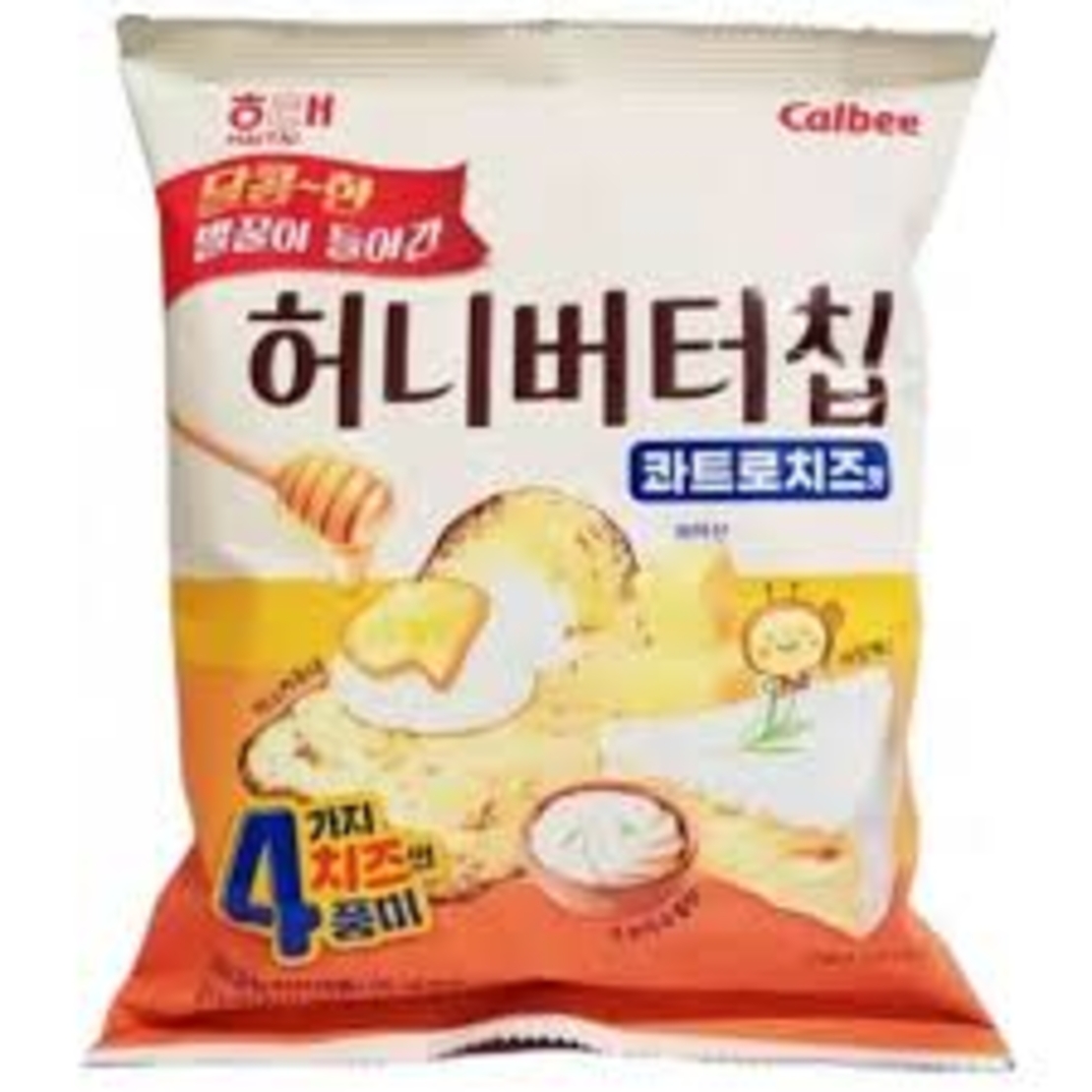 Quattro Cheese Flavor Honey Butter Chips 55grms