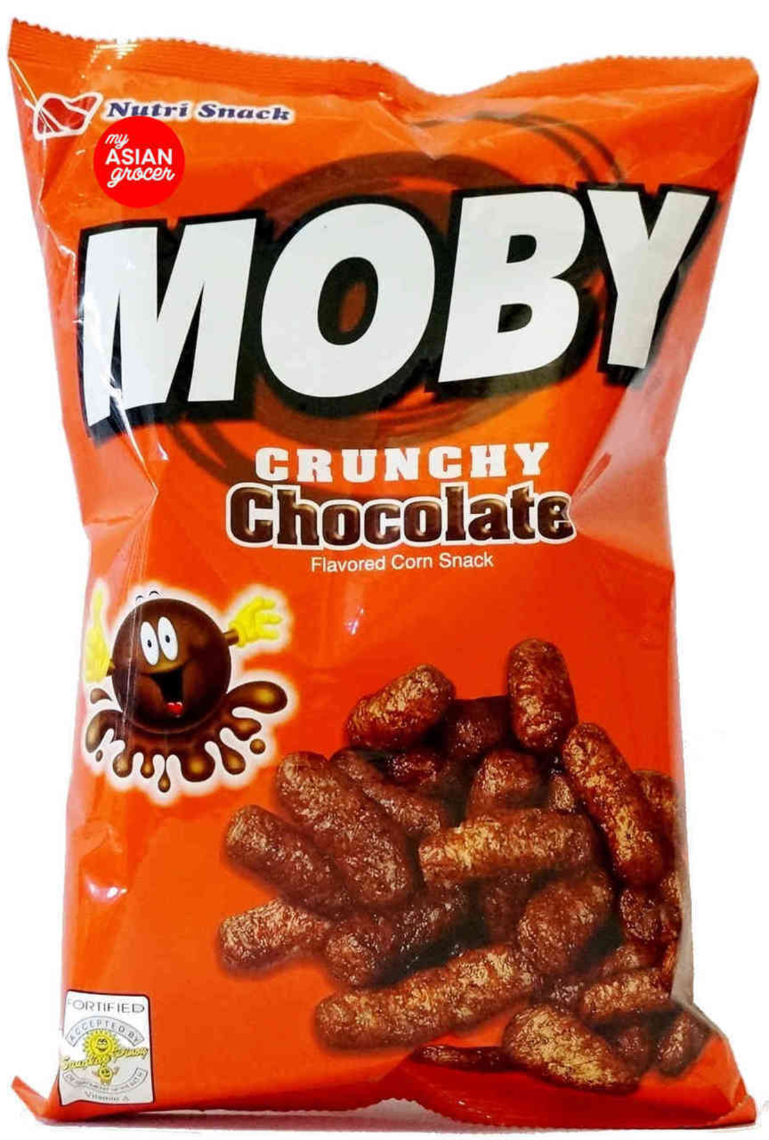 Moby - Crunchy Chocolate Flavored Corn Snack 90g