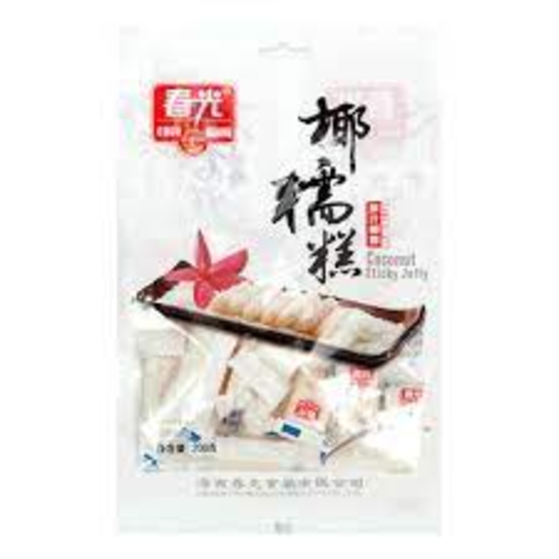 coconut sticky jelly