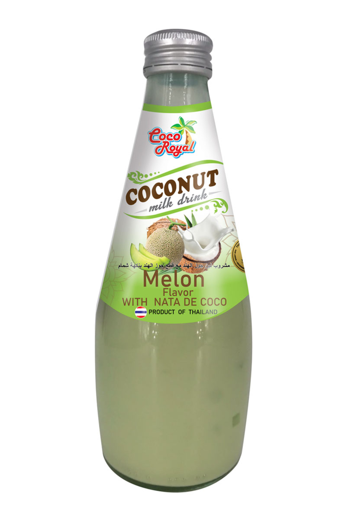 Coco Royal Coconut milk with Jelly ( Melon Flavor ) 290ml