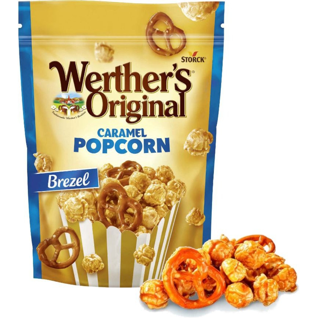 Werther's Original - Caramel Popcorn Brezel 140g