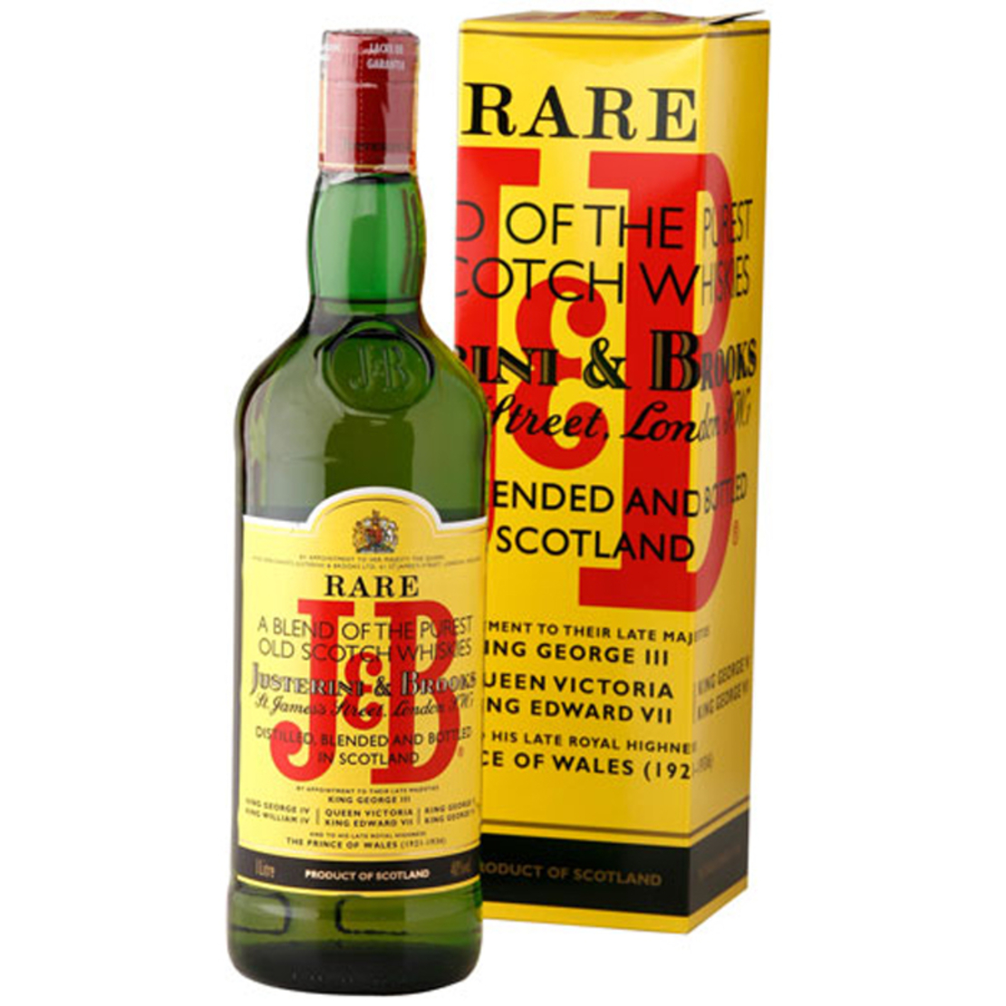 J&B Rare Blended Scotch Whisky 1L