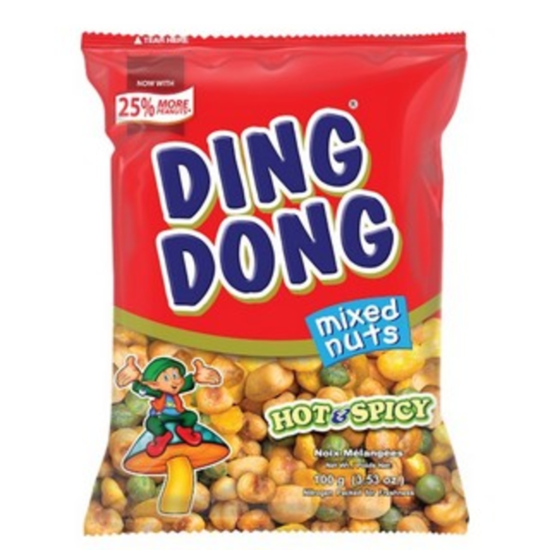 Ding Dong Mixed Nuts Hot  & Spicy 100g