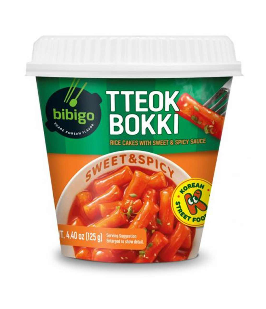 Tteokbokki Rice Cakes with Sweet and Spicy Sauce  125grms